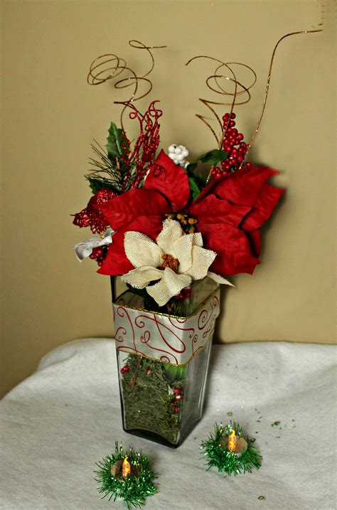 Christmas Flower Arrangements Diy Idalias Salon