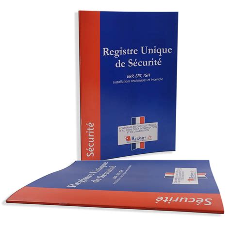 registre unique de sécurité incendie pour ERP ERT IGH et habitation