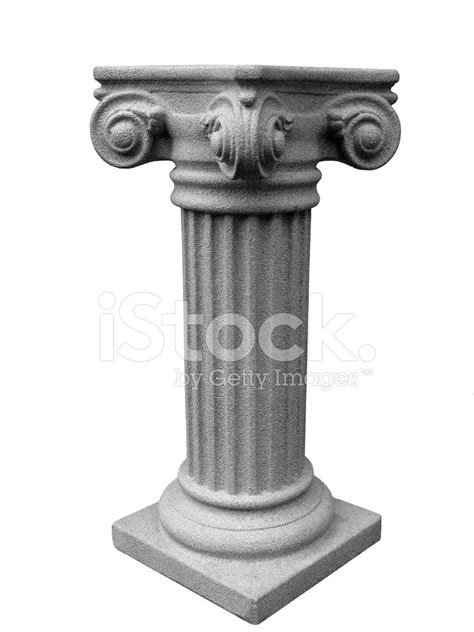 Isolated Roman Pillar Pedestal Stock Photo Royalty Free Freeimages