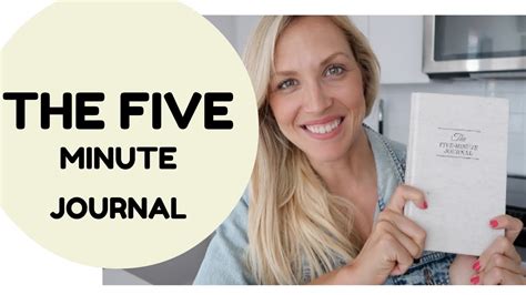 The Five Minute Journal How It Works Youtube