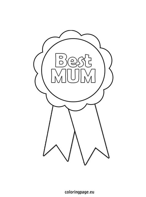 100% free spring coloring pages. Mother's day rosette coloring page | Freebies & Printables ...