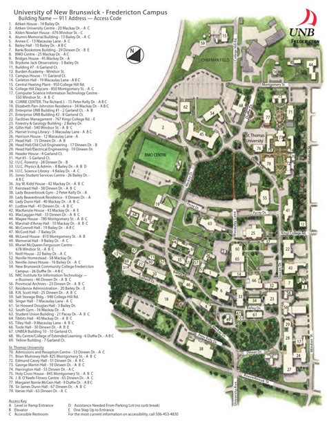 St Thomas University Campus Map