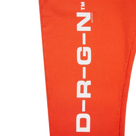 d r g n origins sweat pant orange