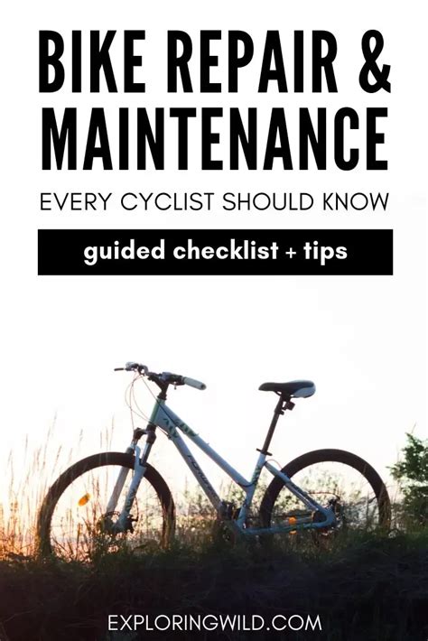 Essential Bike Repair And Maintenance You Can Do Yourself Exploring
