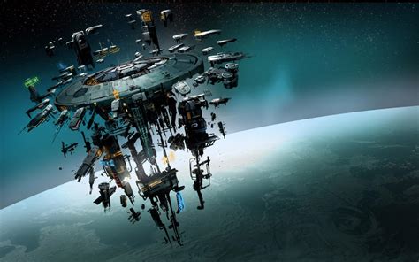 Elite Dangerous Space Station By Martinhoulden On Deviantart