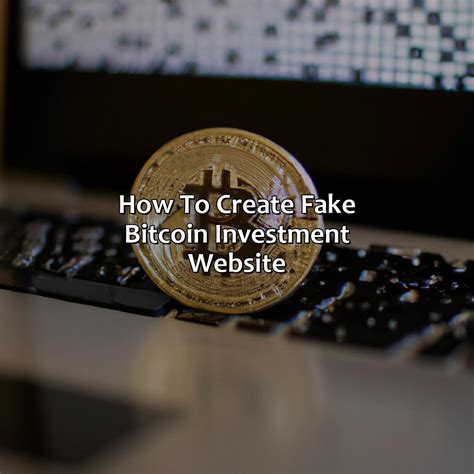 How To Create Fake Bitcoin Investment Website Retire Gen Z