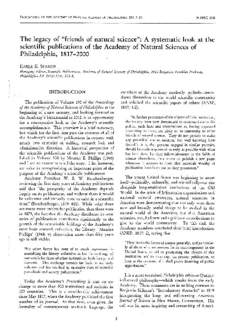 Pdf The Legacy Of Friends Of Natural Science A Systematic Look At The Scientific