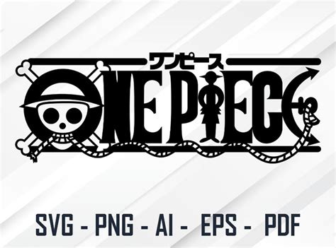 One Piece Anime Manga Svg Png Circut File Cut and Print Ready | Etsy