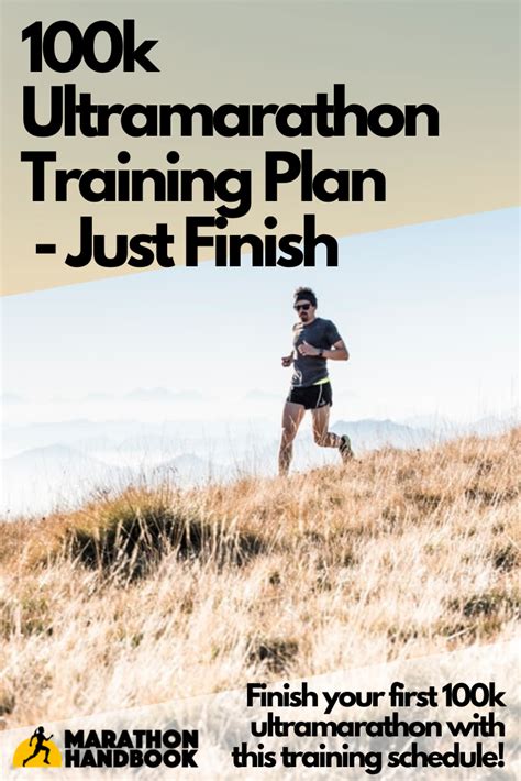 100k Training Plan Just Finish Ultra Marathon Training Training