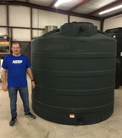 1000 Gallon Water Storage Tank Rainwater Equipment Llc
