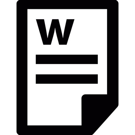 Word Document Free Icon