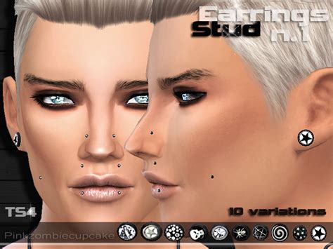 Sims 4 Male Stud Earrings The Best Produck Of Earring