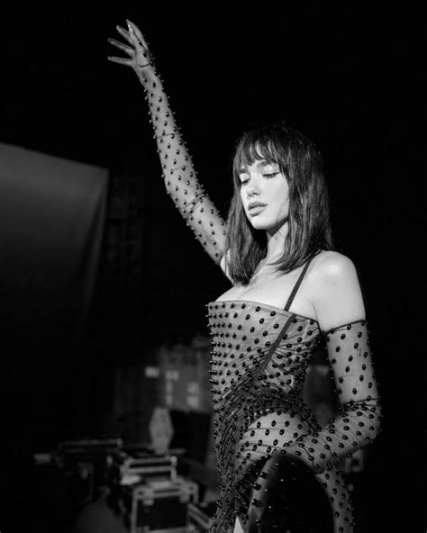 Dua Lipa Sexy On The Set Of Levitating Music Video Bts Photos And