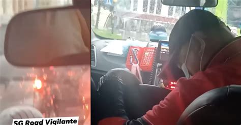 s pore woman accuses taxi driver of angling rearview mirror at her breasts netizens come to his