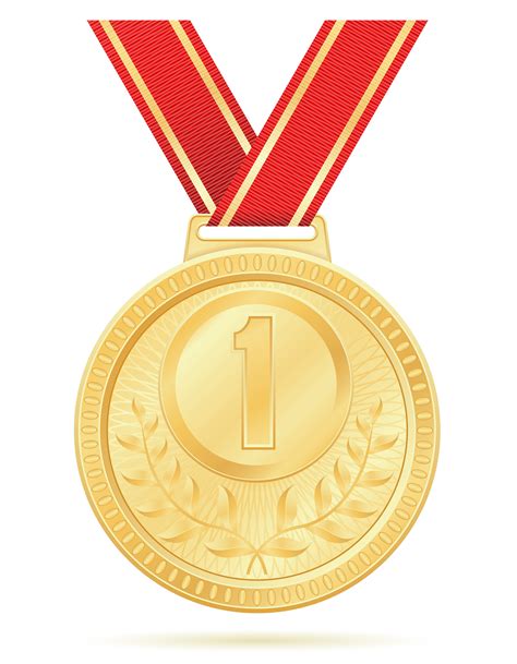 Medal Winner Sport Gold Stock Vector Illustration 489472 Vector Art At