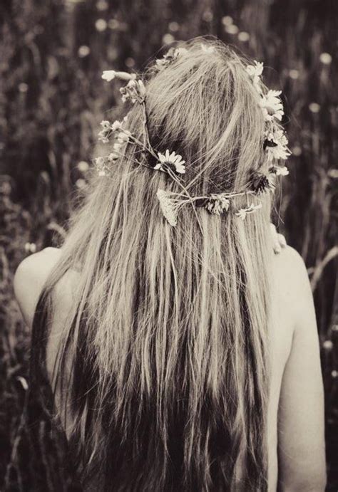 Long Hippie Hairstyle 1960s Life Style Pinterest