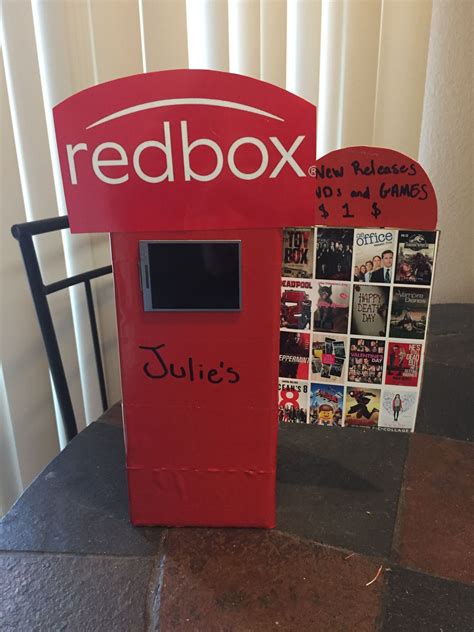 Valentines Box For School Mail Box Redbox With Images Valentine