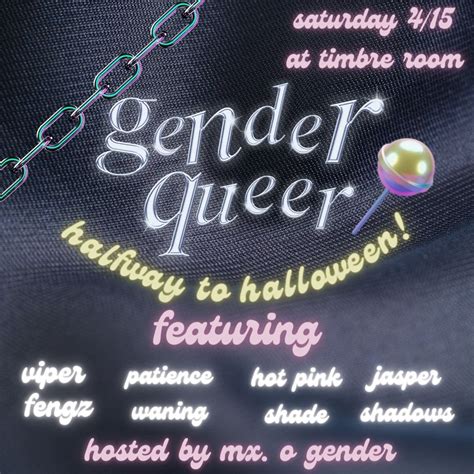 Genderqueer Halfway To Halloween — Kremwerk Timbre Room Cherry Complex