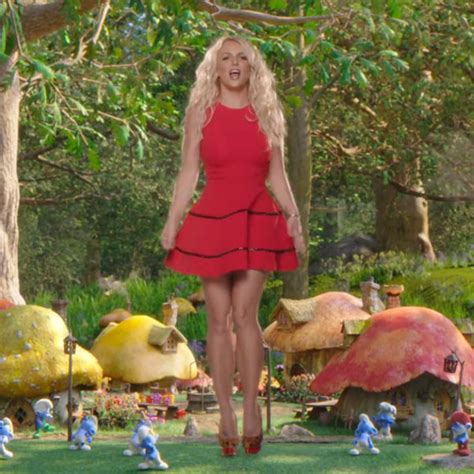 Britney Spears Smurfy Ooh La La Video Premieres With Cameos Of Sons