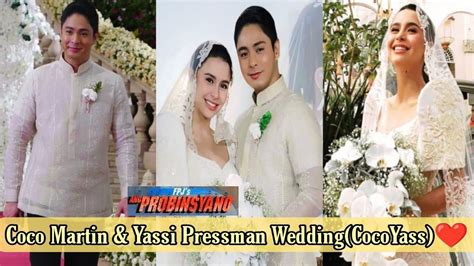 coco martin and yassi pressman beautiful wedding ll all the details youtube