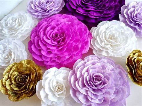 12 Large Paper Flowers Encanto Isabela Decor Wedding Pink Etsy Canada
