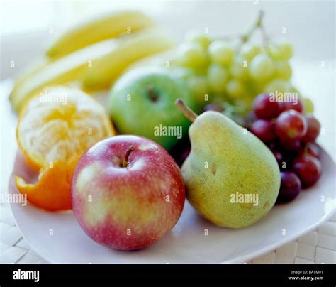 Assorted Fresh Fruits These Are An Essential Part Of A Healthy Diet