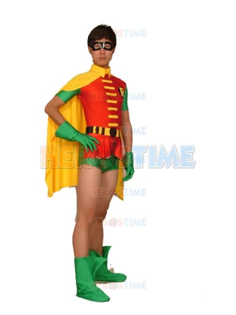 Robin Cosplay Costume Jason Todd Version Spandex Robin Superhero