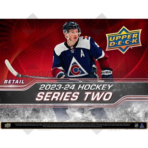 202324 Upper Deck Series 2 Hockey Retail Tin 12 Box Case