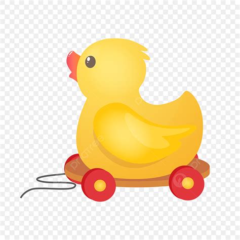 Toy Duck Clipart Transparent Background Yellow Flower Duck Toy Duck