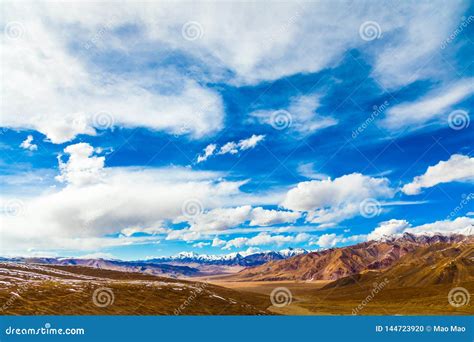 Landscape Of Mountain On Qinghai Plateauchina Stock Photo Image Of