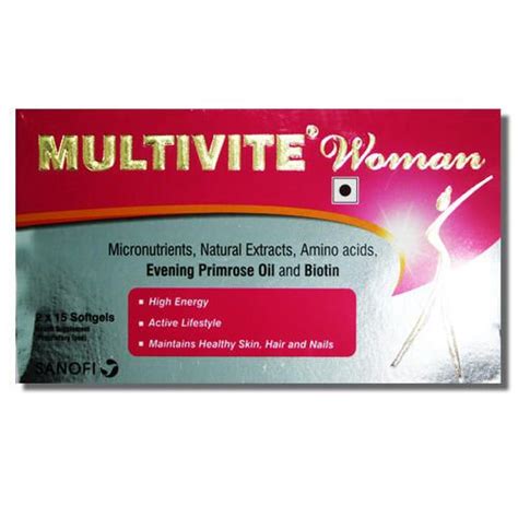 Multivate Woman Multivitamins Are Supplements Primrose Oil Capsule Non Prescription Packaging