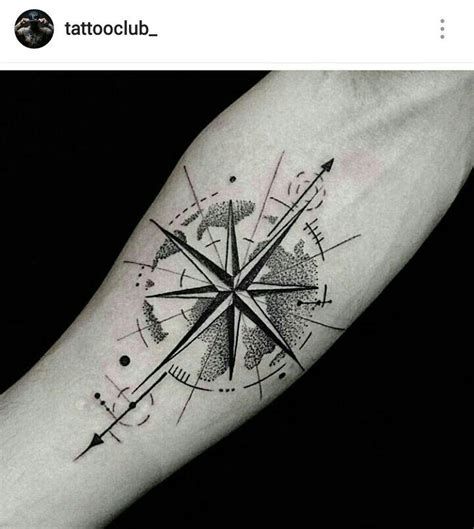 Pin Van 준용 박 Op Piel Inspirerende Tatoeages Tatoeage Ideeën Kompas