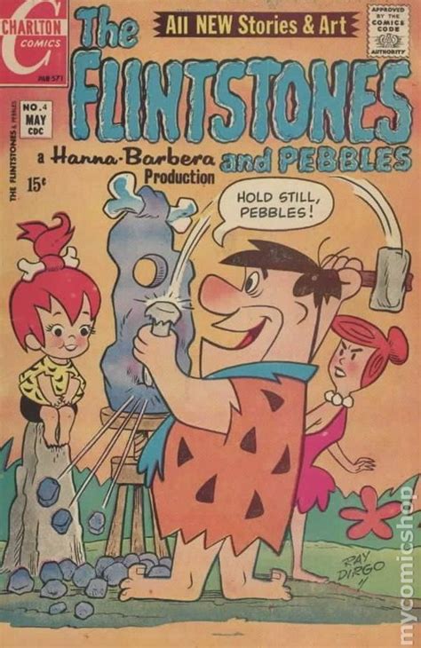 Flintstones 1970 Charlton 4 Comic Book Covers Comic Books Cartoons