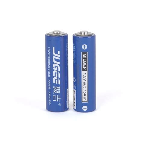 2pcs 15 V Aa Lifepo4 Lithium Ionen Batteries 14500 Jugee 3000mwh