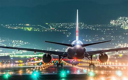 Aircraft Desktop Wallpapers Airport Night Mobile Landscape