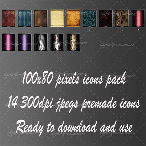 100x80 Icons Pack Freebies Stock Download By Digitalfantasiesart On