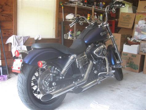 I don't like lowers, i would never use the cb and. Just lowered 2010 street bob 1.75 inch - Harley Davidson ...