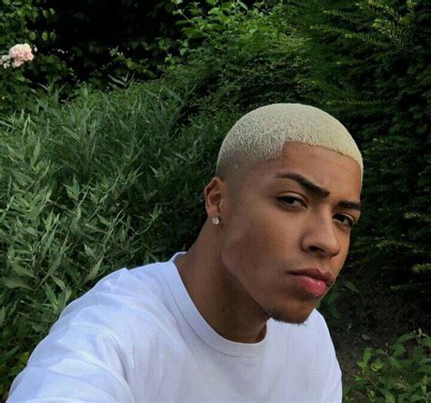30 Black Men With Bleached Hair Fashion Style