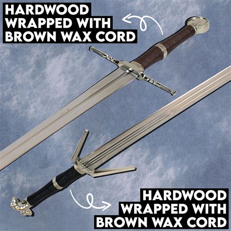 The Witcher Sword Set Silver Steel Sword Bundle Of 40660 And 40659