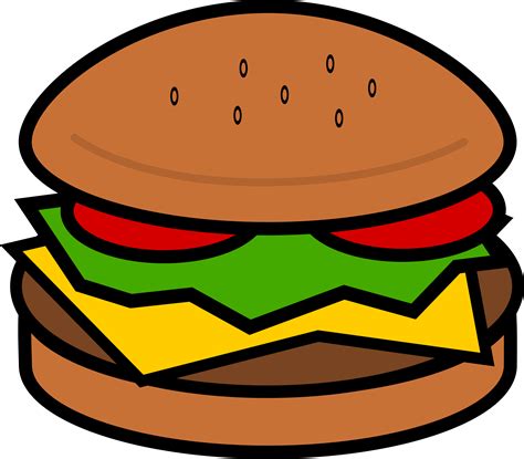 Available in png and svg formats. Clipart - Hamburger