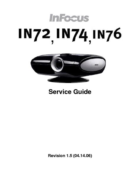 Infocus In72 In74 In76 Service Manual Download Schematics Eeprom