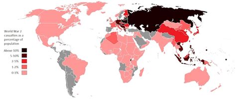 World War 2 Map Of Countries Involved