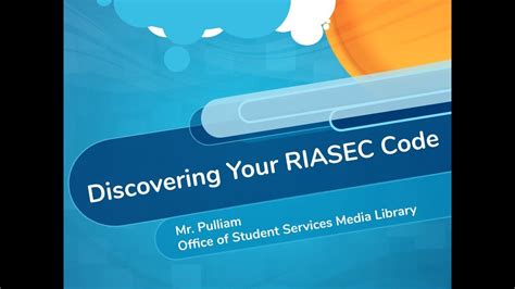 Discovering Your Riasec Code Youtube