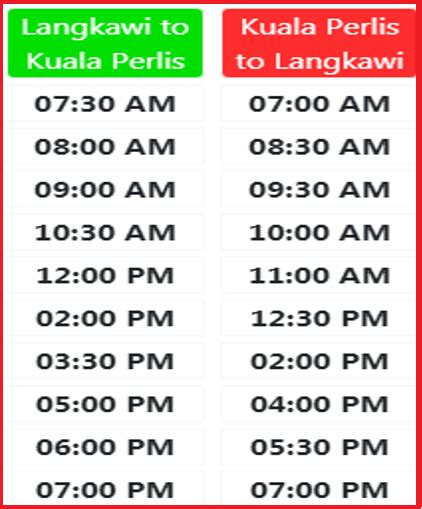 Anda boleh beli tiket feri sehala (one way) dan dua hala (two way). Jadual Feri Kuala Perlis Ke Langkawi & Harga Tiket ...