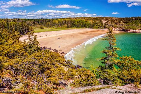 Acadia National Park Sand Beach In Early Summer