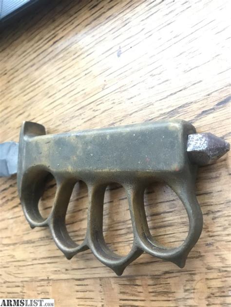 Armslist For Sale Wwi Lfandc 1918 Brass Knuckle Trench Knife