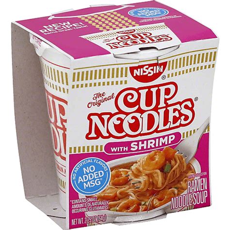 At first glance, these ramen noodles may not appear particularly complicated, but care and dedication go into every batch, with flavors carefully balanced between salty, savory and umami. Nissin Cup Noodles, Shrimp Ramen, 2.25 Oz | Asian Soup ...