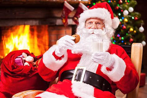 930 Santa Eating Cookies Stock Photos Pictures And Royalty Free Images