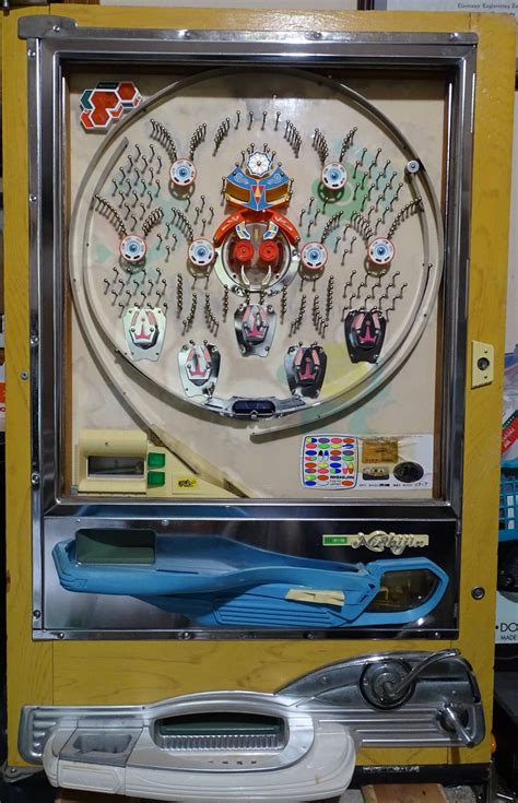 Reconditioned 1972 Nishijin Pachinko Machine Known As “dual Spinners