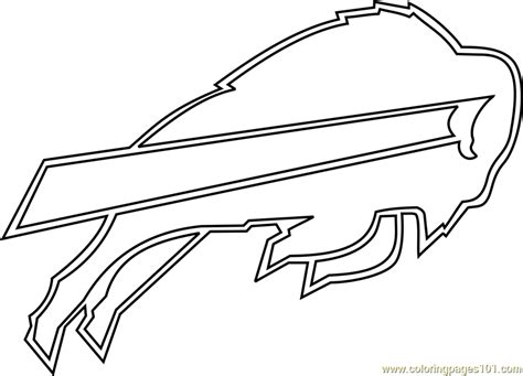 Buffalo Bills Logo Coloring Page - Free NFL Coloring Pages
